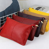 Soft Leather Wallet Head Cowhide Women's Straddle Bag
