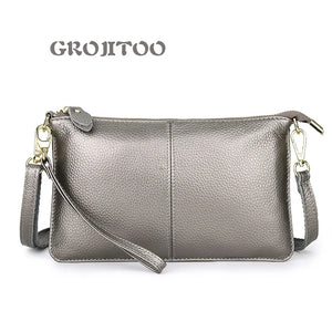 Soft Leather Wallet Head Cowhide Women's Straddle Bag