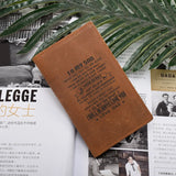 RFID Crazy Horse Leather Men's Wallet Long Purse