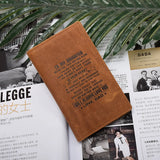 RFID Crazy Horse Leather Men's Wallet Long Purse