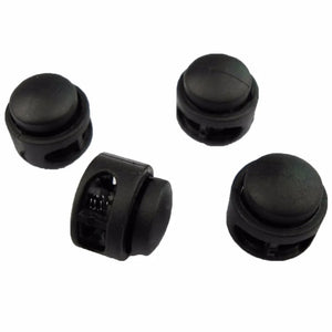 Plastic Cord Lock 2-hole Stopper Clips 20pcs/pack
