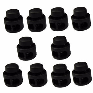 Plastic Cord Lock 2-hole Stopper Clips 20pcs/pack