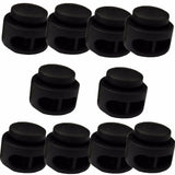 Plastic Cord Lock 2-hole Stopper Clips 20pcs/pack