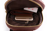 Men's Leather Crossbody Bag Shoulder Chest Messenger Male Bag