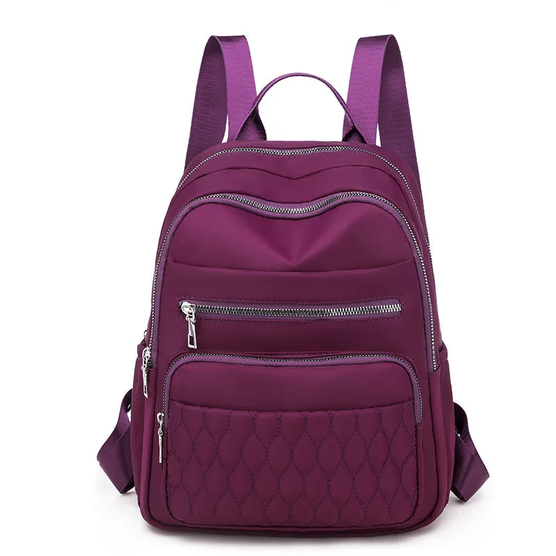 Pretty Style Girls Schoolbag Backpacks Soft Fabric Multi-pockets Backpack
