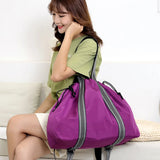 Women Nylon Shoulder Bag Waterproof Handbags Large Capacity Tote