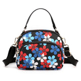 Nylon Cross Body Shoulder Bag Casual Zipper Messenger Bag