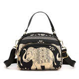 Nylon Cross Body Shoulder Bag Casual Zipper Messenger Bag