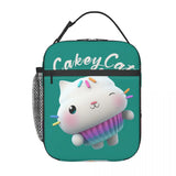 Gabby Cakey Cat Dollhouse Insulated Lunch Bags for Work School
