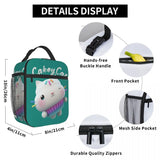 Gabby Cakey Cat Dollhouse Insulated Lunch Bags for Work School