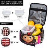 Gabby Cat Anime Dollhouse Insulated Lunch Bag for Work School