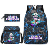 Gabby Dollhouse Backpack - Cartoon Funny Travel Rucksack for Teens
