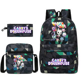 Gabby Dollhouse Backpack - Cartoon Funny Travel Rucksack for Teens