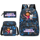 Gabby Dollhouse Backpack - Cartoon Funny Travel Rucksack for Teens