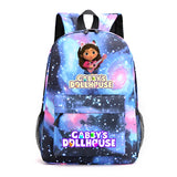 Gabby Dollhouse School Girls Backpack Bagpack Women Mochila