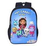 Gabby Dollhouse Cat Backpack Kids Cartoon School Bags 17 inch Birthday Gift