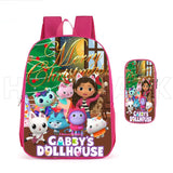 Gabby's Dollhouse School Bags 12" Backpack Princess Girls Cute Mochilas