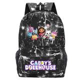 Gabby's Dollhouse School Backpack Boys Girls Bookbag Teens Daily Travel Bag
