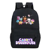 Gabby's Dollhouse School Backpack Boys Girls Bookbag Teens Daily Travel Bag