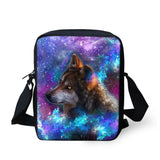 Galaxy Animal Print Diagonal Bag Shopping Travel Shoulder Diagonal