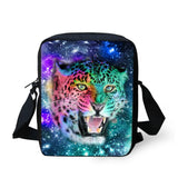 Galaxy Animal Print Diagonal Bag Shopping Travel Shoulder Diagonal