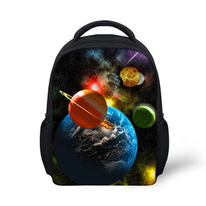 Galaxy Planet Boys Girls Mini School Bag Kindergarten Students Bookbag