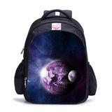 Galaxy Space Printed School Bags Plants Backpack for Girls and Boys