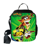 Crash Bandicoot Lunch Bag Insulated Food Picnic Shoulder Bags