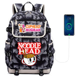 Cuphead Casual Packsack Teenagers Rucksack Unisex Travel Laptop Bag