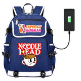 Cuphead Casual Packsack Teenagers Rucksack Unisex Travel Laptop Bag