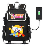 Cuphead Print Backpack USB Charging Knapsack Unisex Packsack