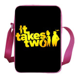 It Take Two Shoulder Bag Casual Messenger Bag Teen CrossBody Rucksack Boy Girl