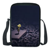 Little Nightmares 3D Print Messenger Bag Student Shoulder Bag