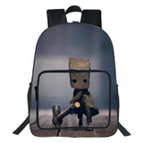Little Nightmares Backpack Teen Double-layer School Bags High All-match School