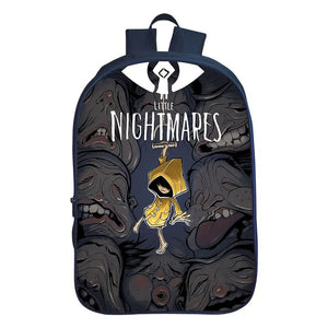 Little Nightmares School Backpack Teen Bookbag Cosplay Cartoons Bag