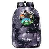 Sally Face Daily Backpack School Bags Laptop Rucksack