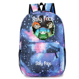 Sally Face Daily Backpack School Bags Laptop Rucksack
