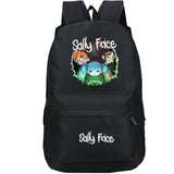 Sally Face Daily Backpack School Bags Laptop Rucksack