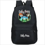 Sally Face Daily Backpack School Bags Laptop Rucksack