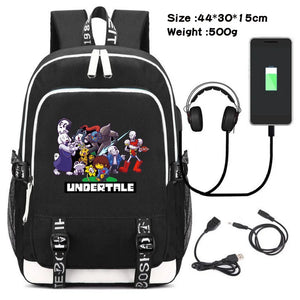Undertale Backpacks Anime Printing School Bags for Students