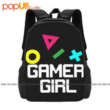 Gamer Girl Casual Smart Backpack Large Capacity School Softback Sports Bag