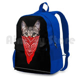 Gangster Cat Outdoor Hiking Backpack Kitty Cat