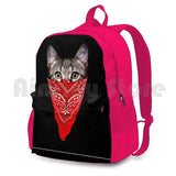 Gangster Cat Outdoor Hiking Backpack Kitty Cat