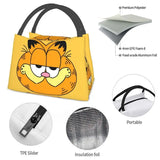 Garfield Cat Meme Lunch Box Waterproof Insulated Bag