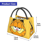 Garfield Cat Meme Lunch Box Waterproof Insulated Bag