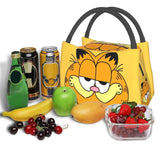 Garfield Cat Meme Lunch Box Waterproof Insulated Bag