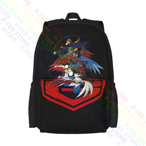 Gatchaman Large Capacity Backpack Beach Bag Outdoor Running