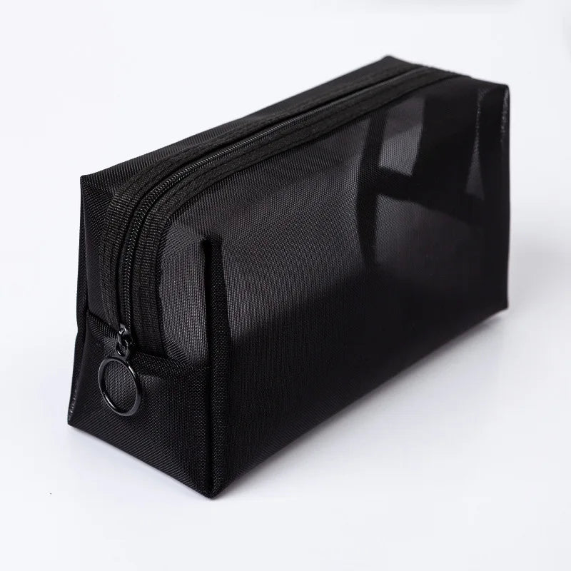 Gauze Cosmetic Bag Small Storage Travel Wash Three-Piece Set