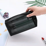 Gauze Cosmetic Bag Small Storage Travel Wash Three-Piece Set