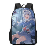 Gawr Gura hololive 3D Print School Bag Boys Girls Kids Backpack